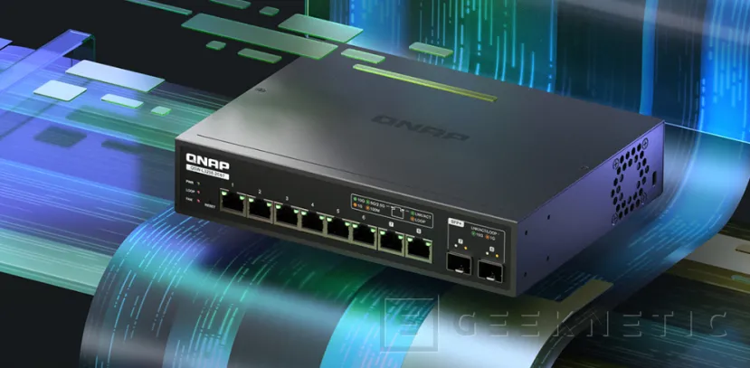 Geeknetic El QNAP Switch QSW-L3208-2CT6 cuenta con 8 puertos a 10 Gbps 1