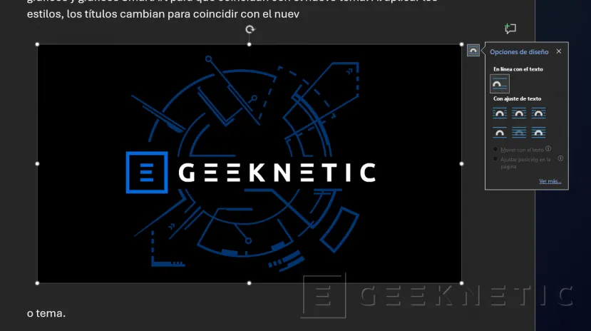Geeknetic Cómo mover una imagen en Word sin descuadrar el documento 3