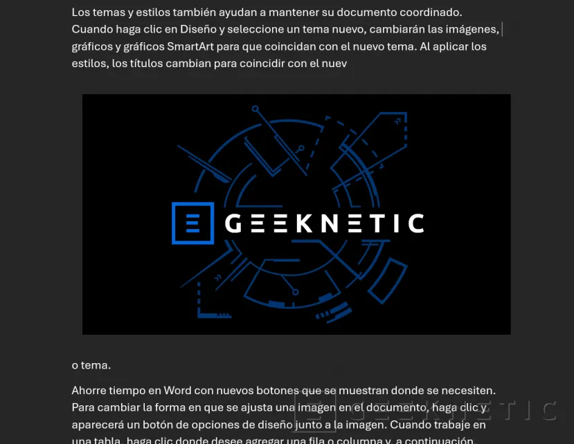 Geeknetic Cómo mover una imagen en Word sin descuadrar el documento 1