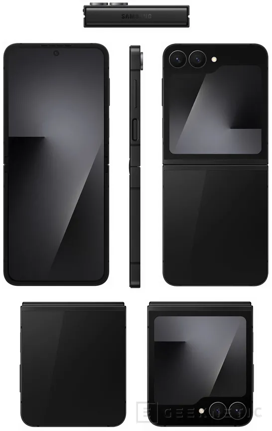 Geeknetic Se deja ver el Samsung Galaxy Z Flip 7 con un diseño más fino y Z Flip 7 FE que nos recuerda al actual Z Flip 6 5