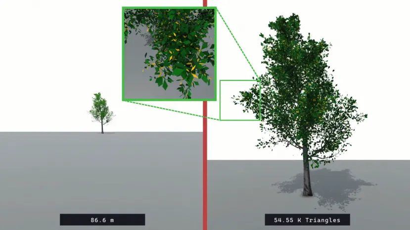 Geeknetic El equipo de AMD ha desarrollado una herramienta para generar árboles directamente en la GPU con un consumo mínimo de memoria 3