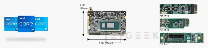 Geeknetic La placa AAEON de next-RAP8 incorpora un Intel de 13 Gen en 84 x 55 mm de tamaño 4
