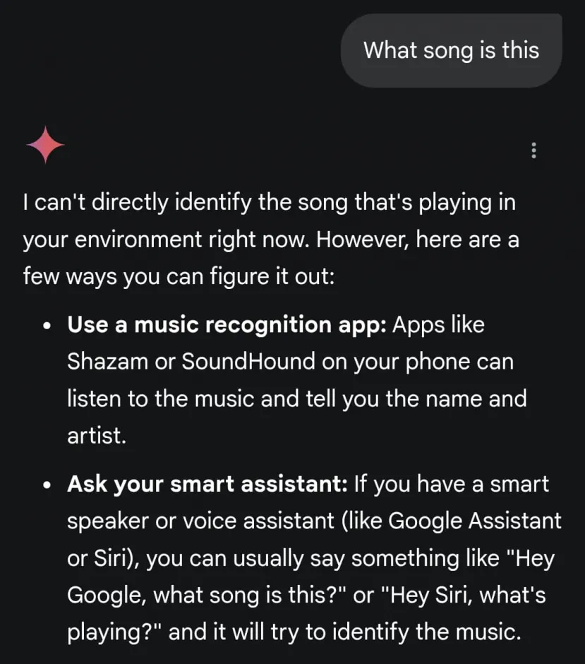 Geeknetic Gemini ahora es capaz de reconocer canciones en Android, tal y como hacía Google Assistant 1