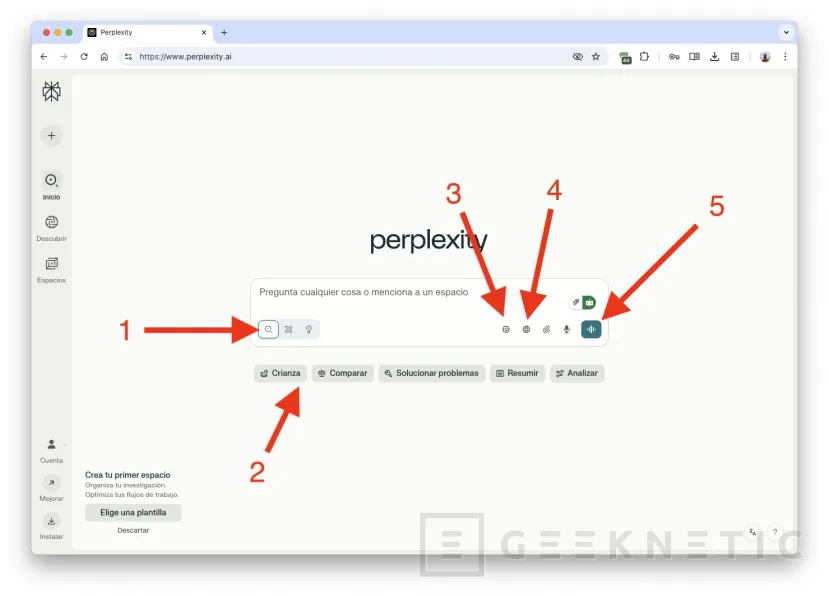Geeknetic Perplexity: Cómo funciona este buscador con IA que puede sustituir a Google 3