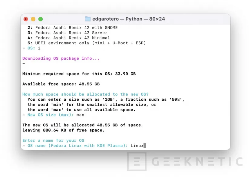 Geeknetic Cómo instalar Linux en Mac con Apple Silicon 12