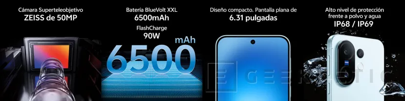 Geeknetic El vivo X200 FE llega a España: tamaño &quot;compacto&quot;, cámara ZEISS y batería de 6500 mAh 1