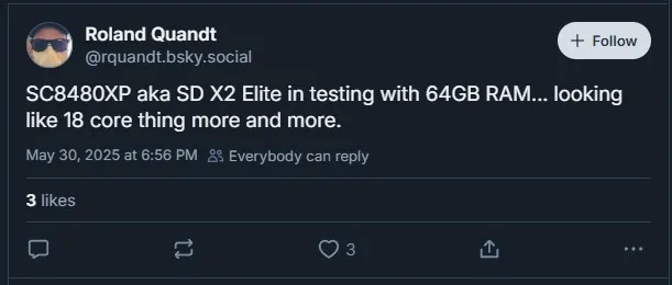 Geeknetic Habrá Snapdragon X2 Elite de 18 núcleos con 64 GB de memoria RAM integrada, según los últimos rumores 1
