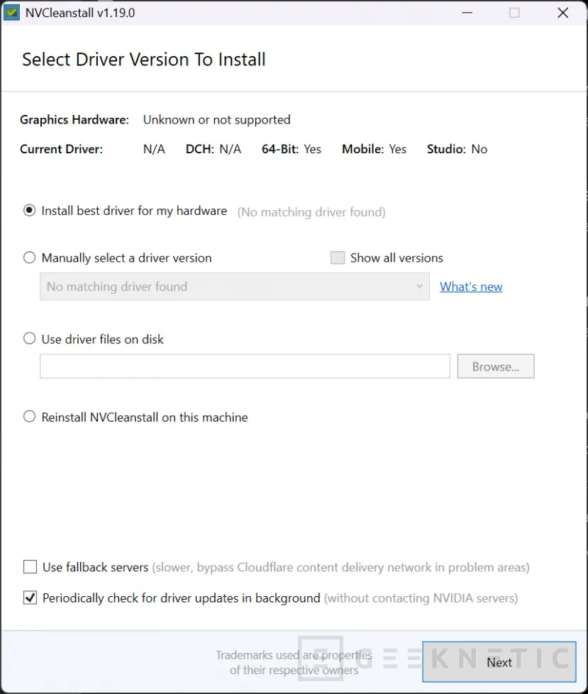 Geeknetic NVCleanstall: Cómo personalizar la instalación y Eliminar el Bloatware de los drivers de NVIDIA 7