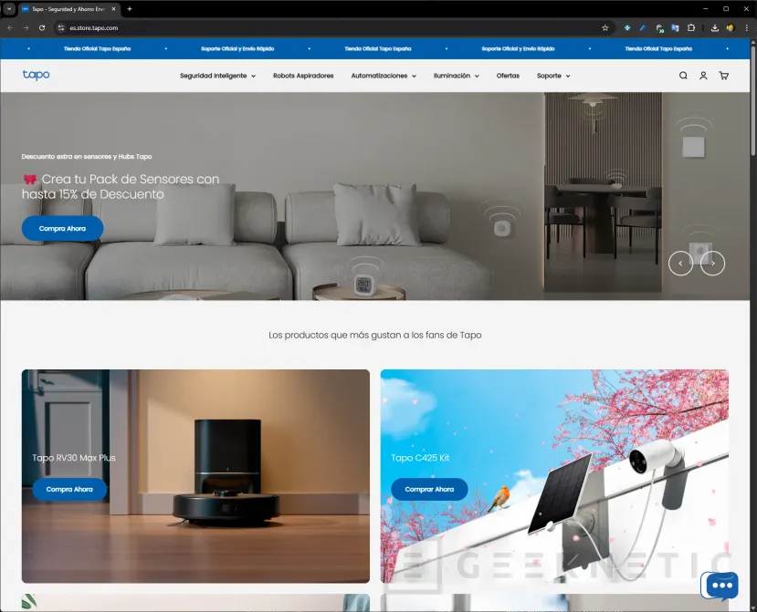 Geeknetic Tapo estrena tienda online con ofertas exclusivas, promociones y envío gratis a partir de 20 euros 1