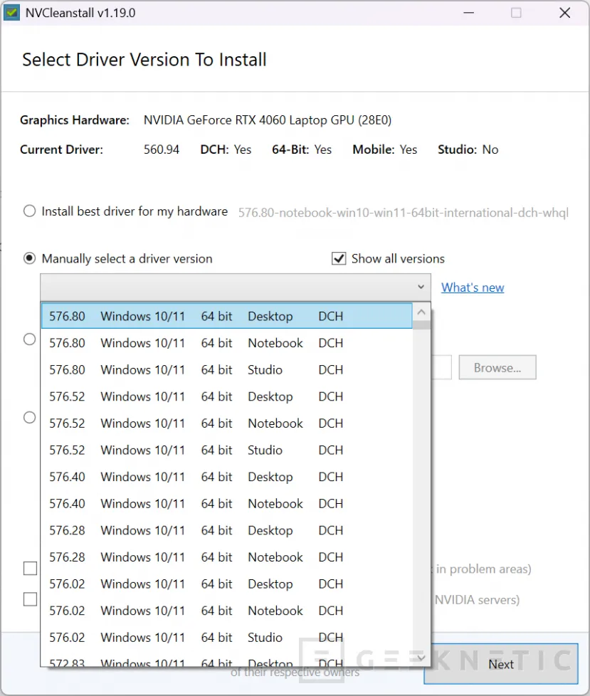 Geeknetic NVCleanstall: Cómo personalizar la instalación y Eliminar el Bloatware de los drivers de NVIDIA 6