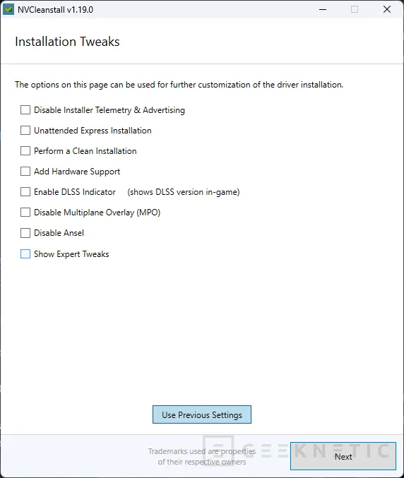 Geeknetic NVCleanstall: Cómo personalizar la instalación y Eliminar el Bloatware de los drivers de NVIDIA 9