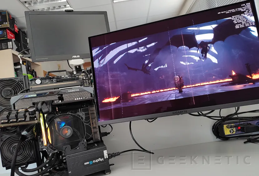 Geeknetic Juega de escándalo combinando una Radeon RX 9070 XT y monitor OLED de Gigabyte 10