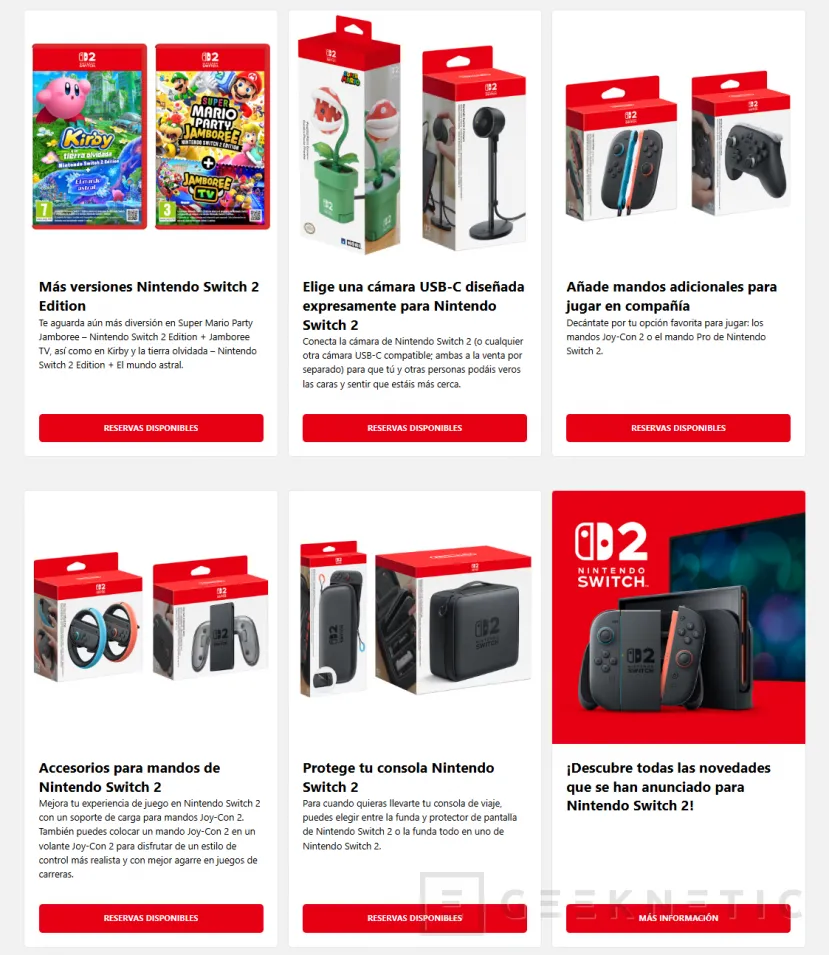 Geeknetic Ya está disponible la nueva Nintendo Switch 2 4