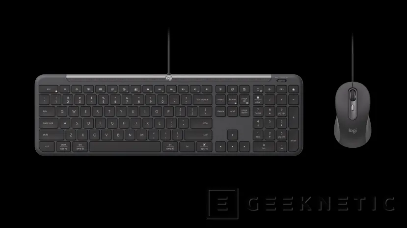 Geeknetic El nuevo kit Logitech Signature Slim Wired Combo de teclado y ratón ofrece soluciones modernas con cable 1