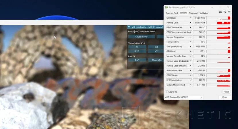 Geeknetic Juega de escándalo combinando una Radeon RX 9070 XT y monitor OLED de Gigabyte 12