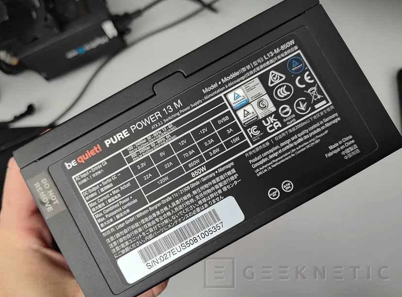 Geeknetic Be quiet! Pure Power 13 M 850W Review 5