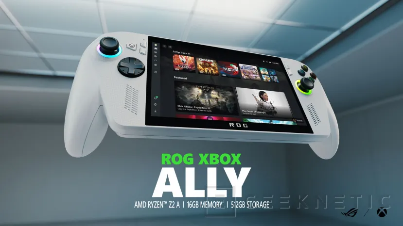 Geeknetic Microsoft ha presentado en colaboración con ASUS las consolas portátiles ROG Xbox Ally y ROG Xbox Ally X con los nuevos AMD Z2 Series 2