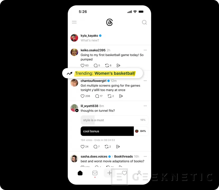 Geeknetic Threads sigue marcando distancias con Instagram y ahora incorpora mensajes directos 2