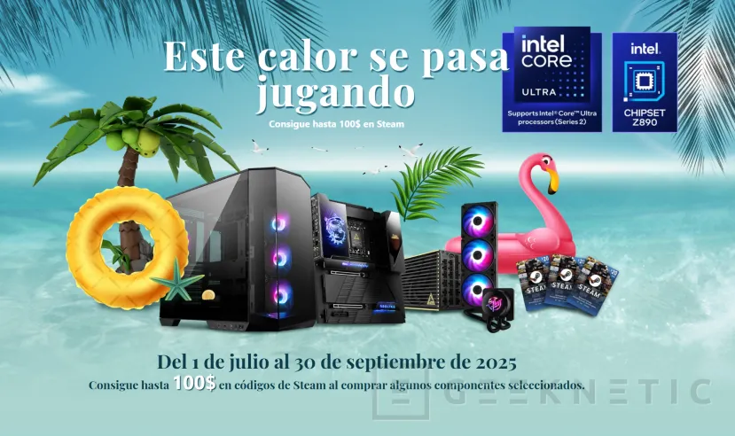 Geeknetic Consigue hasta 100 $ en crédito de Steam comprando productos de MSI 1