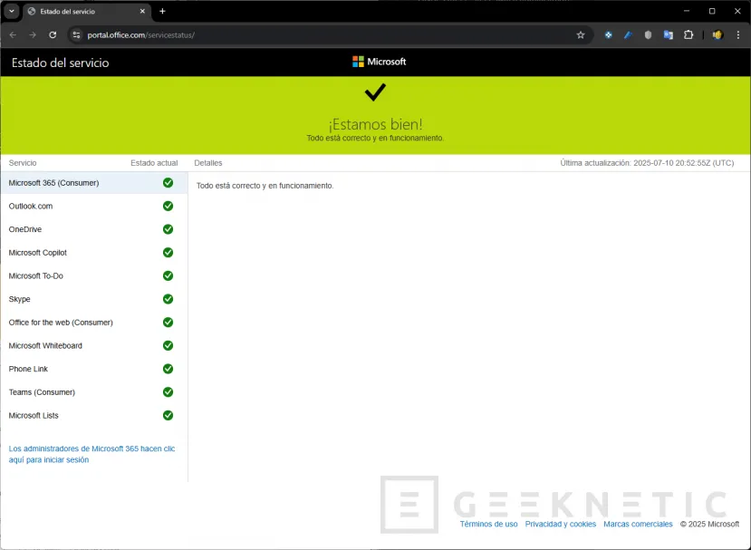 Geeknetic Microsoft Outlook está caído, multitud de usuarios no pueden acceder a su email desde esta mañana 3