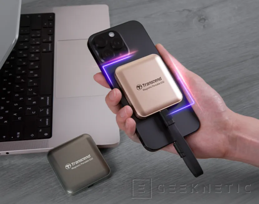 Geeknetic Hasta 2.000 MB/s y enganche magnético MagSafe en los nuevos SSD Externos Transcend ESD420 1