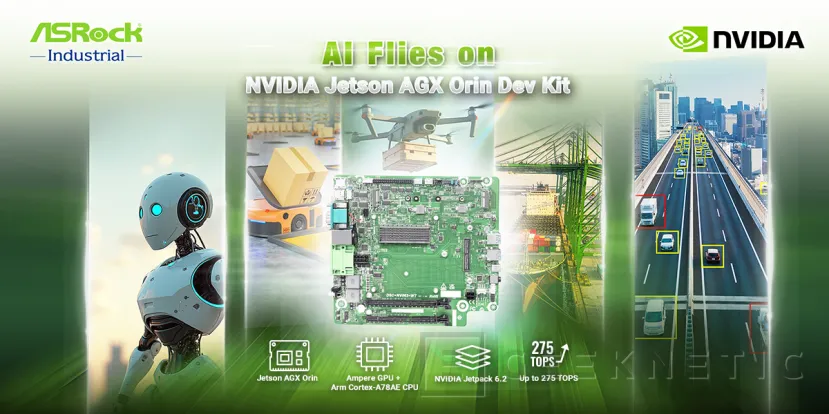 Geeknetic ASRock Industrial presenta su placa de desarrollo basada en la plataforma NVIDIA Jetson AGX Orin 1