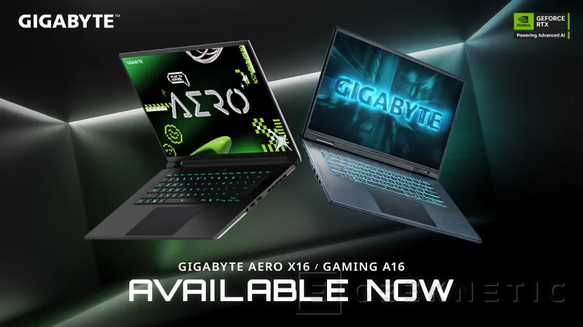 Geeknetic Ya están disponibles los portátiles Gigabyte AERO X16 y GAMING A16 con procesadores Intel y AMD y hasta una NVIDIA RTX 5070 1