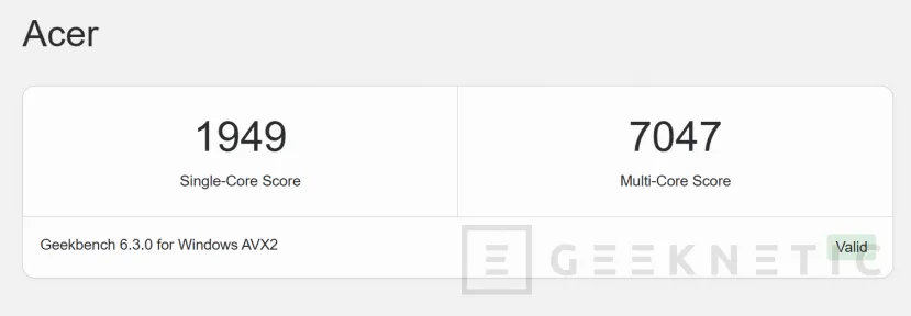 Geeknetic Aparece en Geekbench el AMD Ryzen AI 5 330, una APU Kraken Point 2 con 4 núcleos Zen 5 y Zen 5c 1