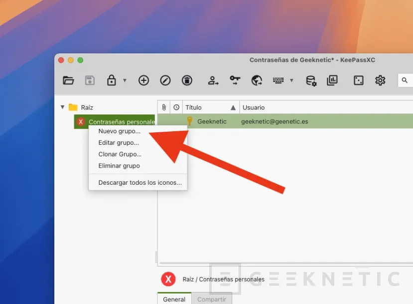 Geeknetic Cómo configurar KeepassXC paso a paso: bóveda de contraseñas privada y gratuita 10