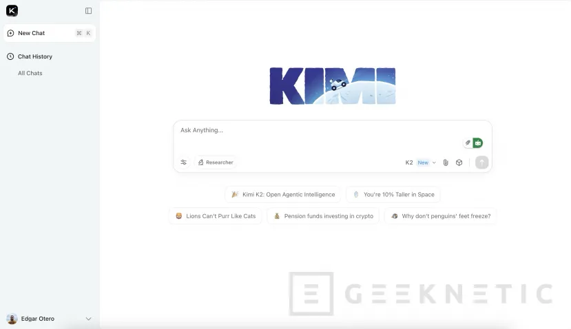 Geeknetic Kimi AI: qué es, cómo funciona y qué modelos incluye este chatbot chino basado en inteligencia artificial 2