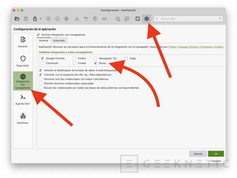 Geeknetic Cómo configurar KeepassXC paso a paso: bóveda de contraseñas privada y gratuita 11