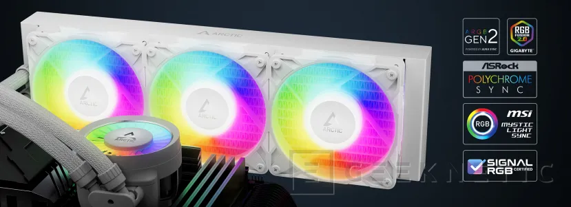 Geeknetic Ya están disponibles las RL AiO Arctic Liquid Freezer III Pro con A-RGB y en color blanco desde 89,99 euros 2