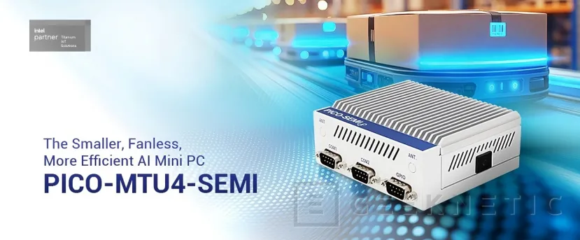 Geeknetic El nuevo PICO-MTU4-SEMI de AAEON es el Mini PC más pequeño en incorporar un Intel Core Ultra 5 125U 1