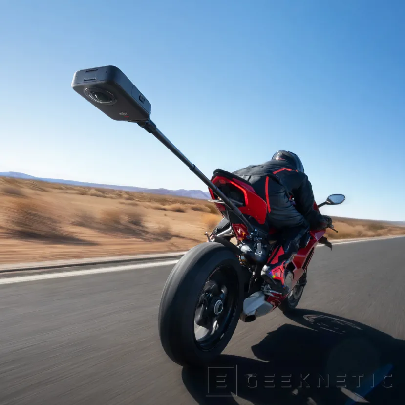 Geeknetic DJI lanza la Osmo 360 con vídeo 8K, sensores de una pulgada y accesorios para moto compatibles con montaje rápido 4