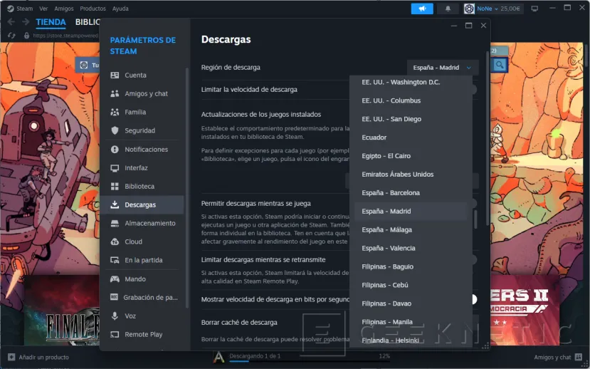Geeknetic Cómo acelerar la velocidad de descarga en Steam: deshabilitar la caché de disco en Windows y otros trucos 10