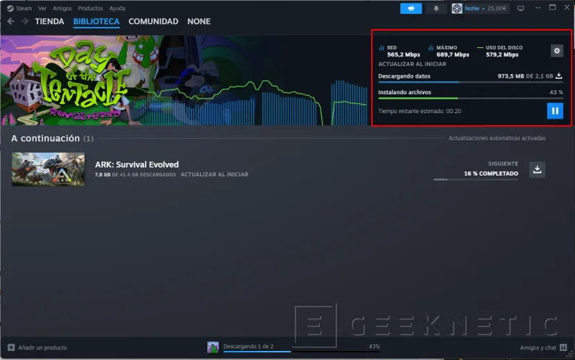 Geeknetic Cómo acelerar la velocidad de descarga en Steam: deshabilitar la caché de disco en Windows y otros trucos 12