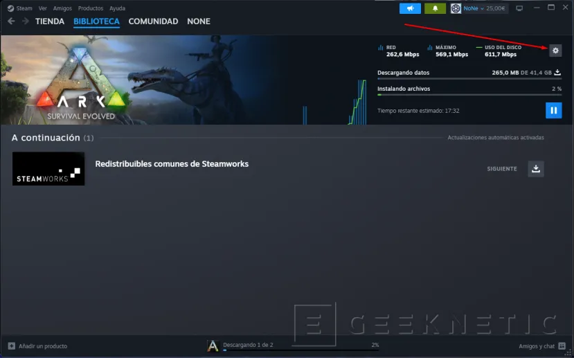 Geeknetic Cómo acelerar la velocidad de descarga en Steam: deshabilitar la caché de disco en Windows y otros trucos 9