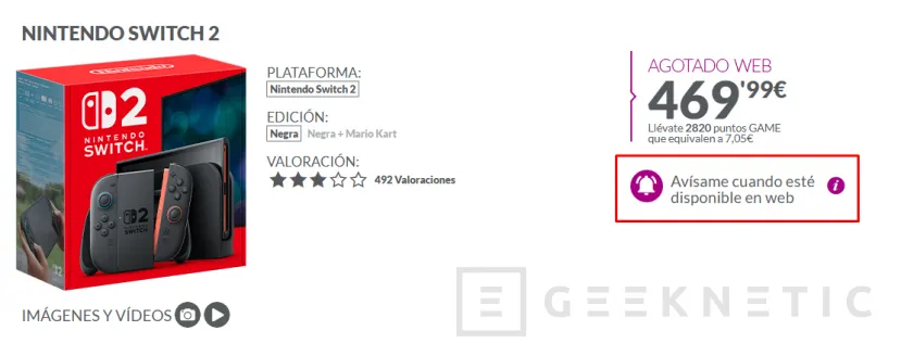 Geeknetic Los problemas de Stock de la Nintendo Switch 2 se pueden alargar hasta la primavera del 2026 1