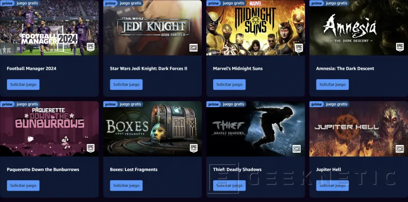 Geeknetic Amazon ofrece 4 nuevos juegos en Prime Gaming totalmente Gratis 1