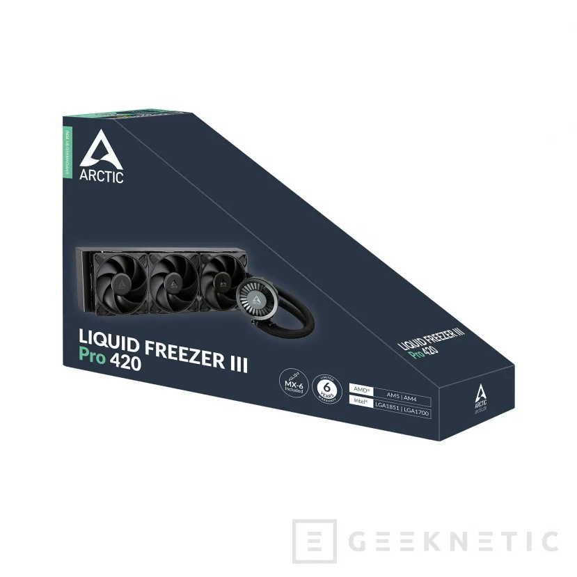 Geeknetic Arctic ha lanzado sus RL AiO Liquid Freezer III Pro en formato de 280 y 420 de radiador, modelos con RGB y en blanco están en camino 3