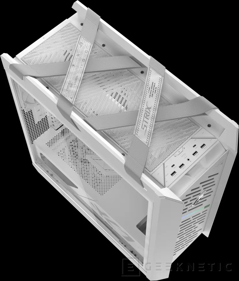 Geeknetic El chasis ASUS ROG Strix Helios II apuesta por aluminio, refrigeración con cuatro ventiladores de 140 mm y espacio para gráficas de hasta 450 mm 2