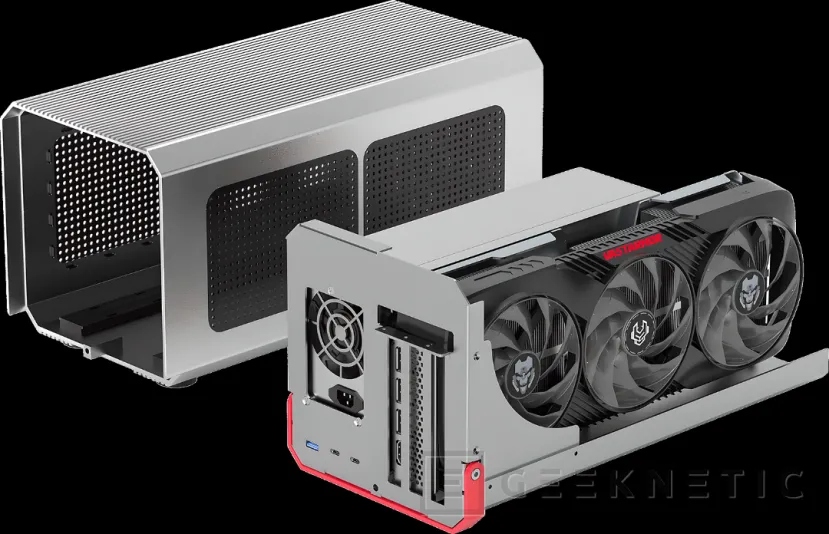 Geeknetic Vastarmor ha presentado una caja para GPU externa con USB-4 a 40 Gbps 2