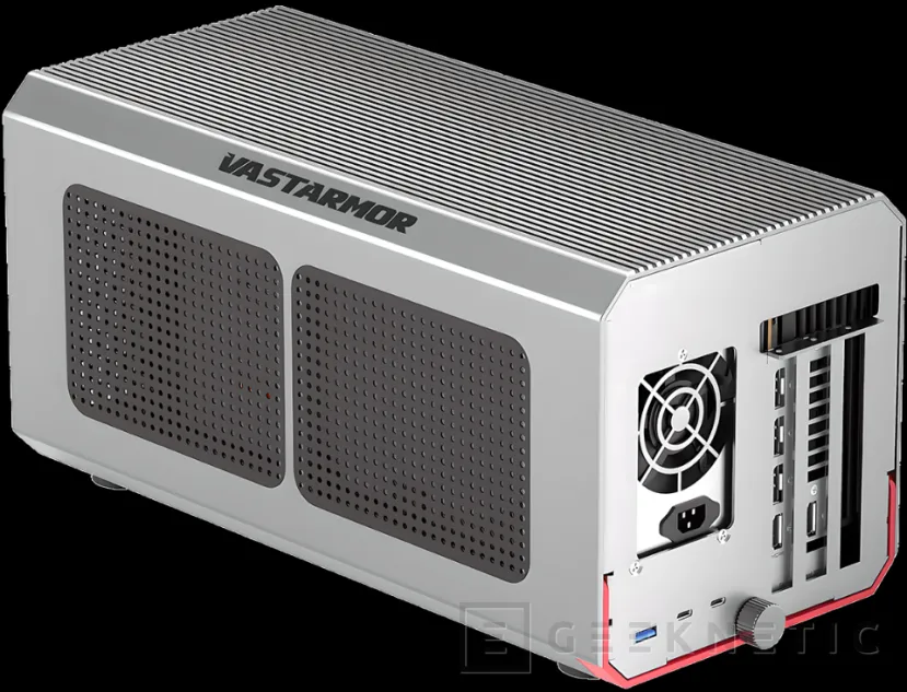 Geeknetic Vastarmor ha presentado una caja para GPU externa con USB-4 a 40 Gbps 3