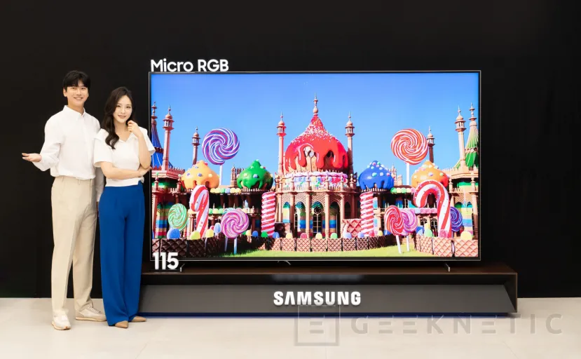 Geeknetic Samsung ha presentado su tecnología Micro RGB, incorporada en una nueva tele de 115 pulgadas 1