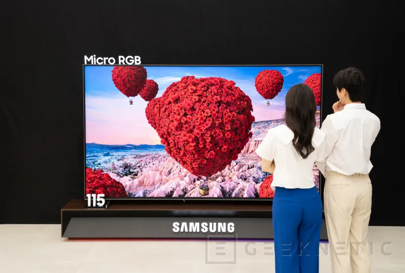 Geeknetic Samsung ha presentado su tecnología Micro RGB, incorporada en una nueva tele de 115 pulgadas 3