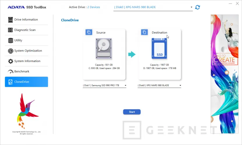 Geeknetic XPG MARS 980 BLADE 2TB Review 34