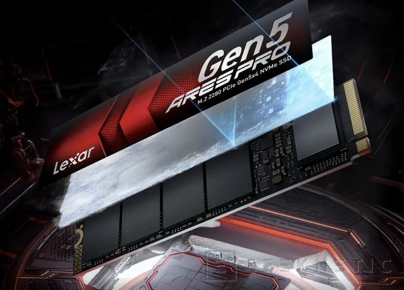 Geeknetic Nuevos SSD de Lexar bajo su serie Ares PRO con 14.000 MB/s y 3.000 TBW en capacidades de hasta 4 TB 3