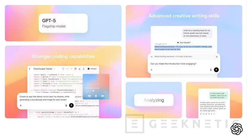 Geeknetic GPT-5 estrena tres modos de uso y multiplica por 15 su límite semanal de mensajes para usuarios de ChatGPT Plus 1