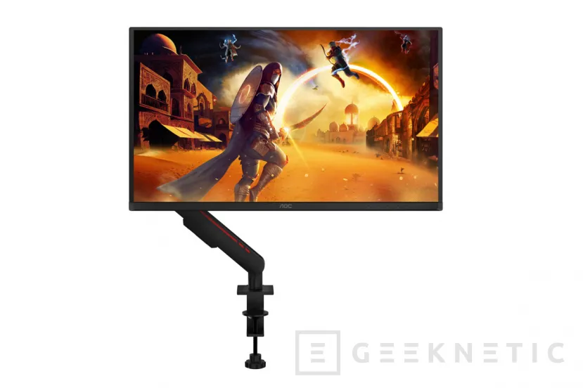 Geeknetic AOC Q27G4KD combina panel QD-OLED de 26,5 pulgadas, 500 Hz y 0,3 ms con soporte AM500 incluido 1