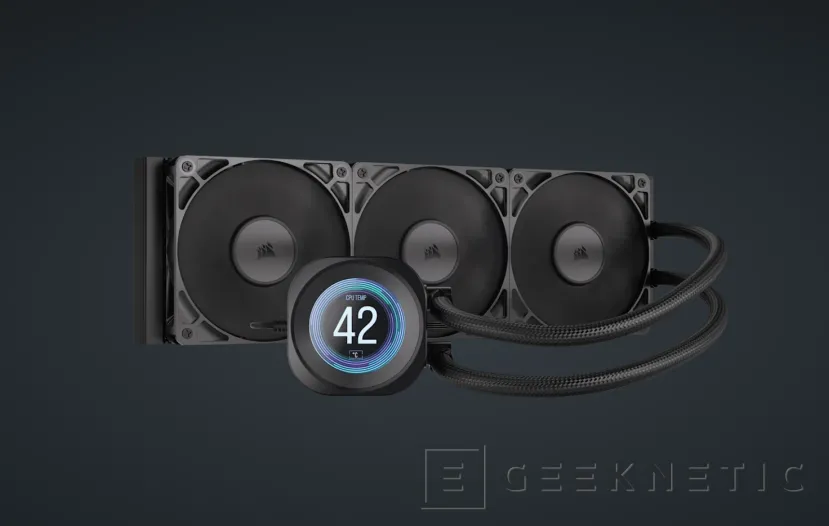 Geeknetic CORSAIR añade LCD a su RL AiO NAUTILUS RS, podrás monitorizar la temperatura de la CPU y otros valores en tiempo real 1